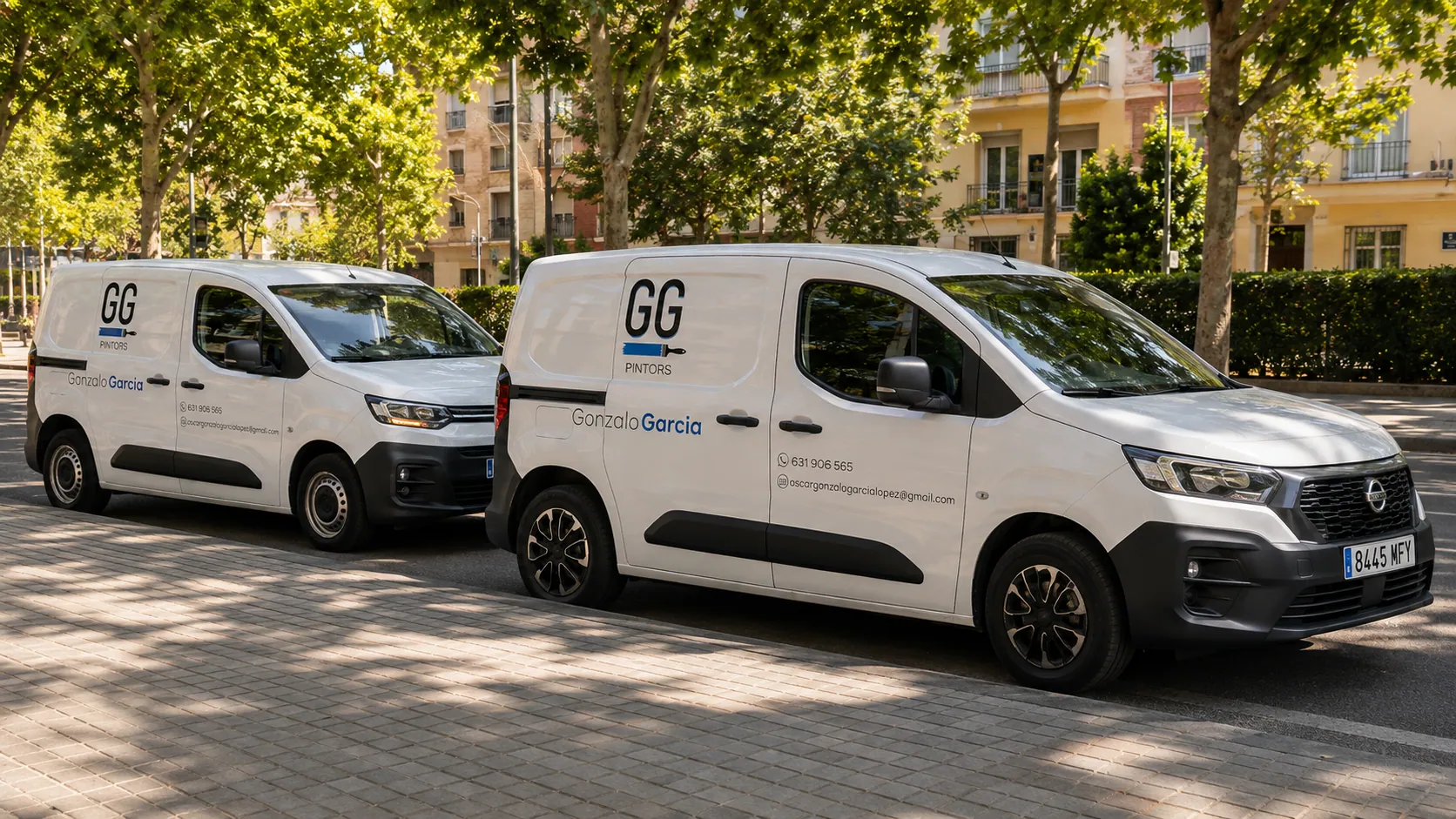Camionetas de GG Pintors